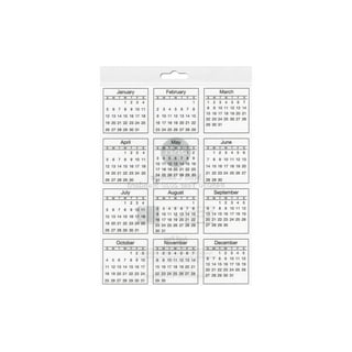 GENEMA Productivity Mini Icons Planner Stickers Decals for Adult Student  Calendar Study