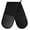 Black(one-piece), variant on HEETLY 30-Inch Extra Long Double Oven Mitt, Single Piece Insulated Cotton, Silver