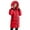 Red, variant on RYRJJ Women's Winter Puffer Coat Windproof Long Warm Down Coats Thicken Hooded Fleece Lined Parka Jackets with Zipper Pockets(Black,XL)