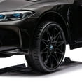 thumbnail image 5 of Bmw M4 12v Kids Electric Car with Parent Remote, Battery Powered Cars for Kids, Three Speed Adjustable,Power Display, Usb,Mp3 ,Bluetooth,Led Light,Story, Ride On Car for Boy and Girl Ages 3-8, Black, 5 of 12