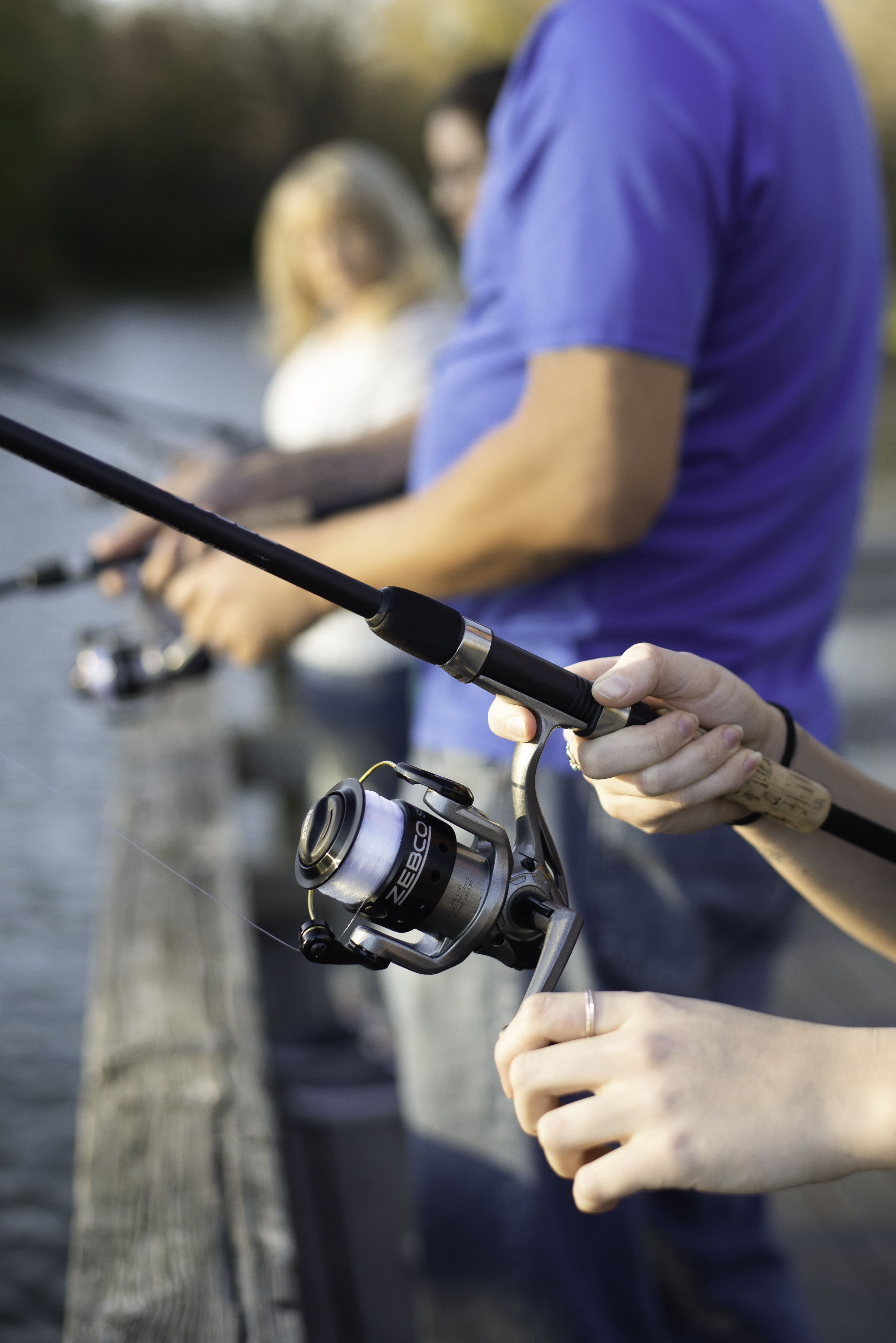 Zebco Spyn Spinning Reel and Fishing Rod Combo