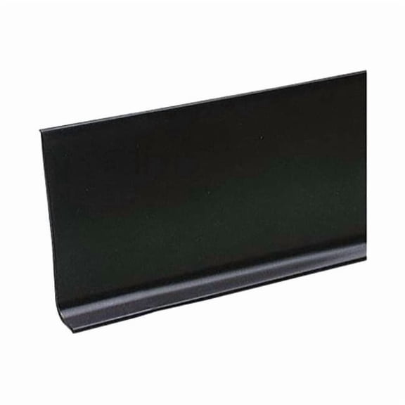 Manufacturer Varies Wall Base Molding, PVC Vinyl, Black, 720 in L, 4 in H 2RRW9