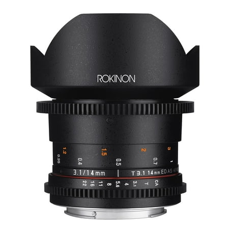 ROKINON 14mm T3.1/f2.8 Cine Super-Wide-Angle Lens for Sony Alpha