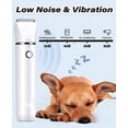 thumbnail image 3 of HEJULIK USB Cordless Dog Paw Trimmer - Low Noise Dog Clippers with Double Blades Grooming Clipper for Dogs Cats and Small Pets for Trimming Hair Around Paws, Eyes, Ears, Face, Rump, 3 of 6