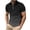 Dark Gray, variant on WREESH Men's Henley Shirt Casual Short Sleeve T-Shirt with Front Zipper & Technology for Casual Fridays