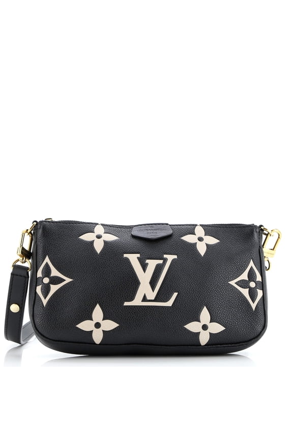 Pre-Owned Multi Pochette Accessoires Bicolor Monogram Empreinte Giant By Rebag