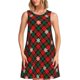 thumbnail image 1 of Fotbe Christmas With Character Vestido de Verano sin Mangas para Mujer – Vestido Midi Línea A, Estilo Camiseta Floral, Vestido Playero Casual y Fluido, 1 of 7