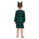thumbnail image 3 of Conjunto de pijamas navideños a juego para toda la familia: camisa de manga larga a cuadros y pantalón con cintura elástica., 3 of 9