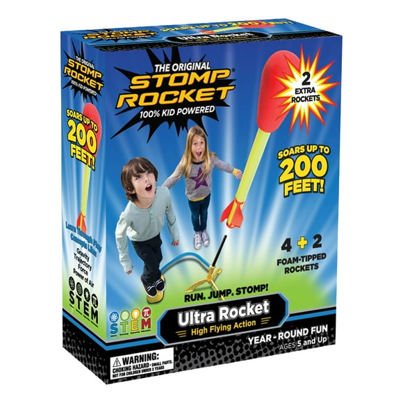 Rocket Launcher Stomp Rocket Original Ultra para niños mayores de 5 años