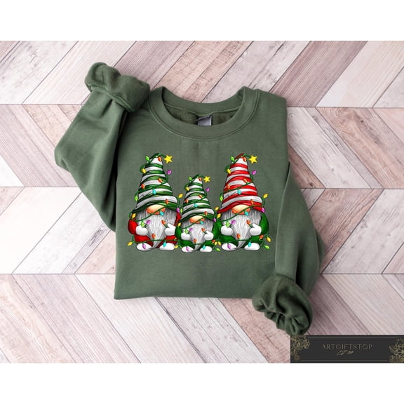 season Gnomes Sweatshirt, Cute Gnome Shirt, Womens season, Retro season Tee, season Lights Crewneck, season Sweater, F3772 Tshirt All Size S-5XL