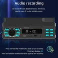 thumbnail image 6 of Car Radio 1 DIN Bluetooth FM Stereo Audio MP3 Voice Assistant W/Phone Holder AUX USB TF MP3 Player Single Din, 6 of 13