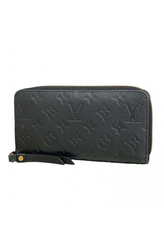Pre-Owned Louis Vuitton Monogram Empreinte Zippy Wallet M61864 Noir (Women's) P2906624