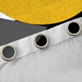 thumbnail image 4 of Homewish Circular Square Pattern Black Out Curtains,Modern Abstract Geometric Curtains Pack of 2 (42x63 Each),Orange Gray Black Bedroom Curtains For Girl Teens,Breathable Home Decor, 4 of 6