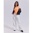 thumbnail image 6 of Pinspark Womens Workout Shirt Short Sleeve Basic Activewear Tops Double Lined Tennis Shirt Summer Casual, 6 of 6