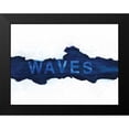 thumbnail image 2 of Marrott, Stephanie 24x19 Black Modern Framed Museum Art Print Titled - Blue Waves, 2 of 5
