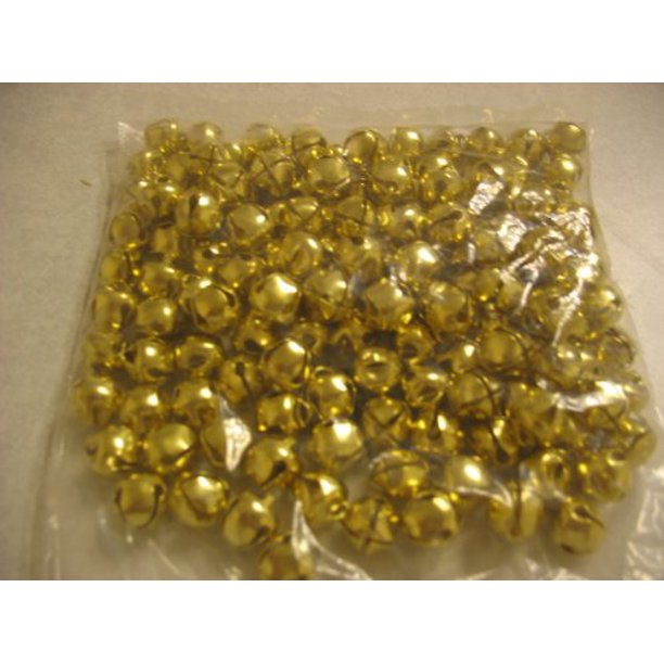 Darice Gold Jingle Bells, 0.5 Inches, 144-Piece Value Pack - Walmart