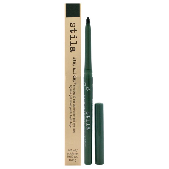 Delineador de ojos en gel resistente al agua Stay All Day Smudge and Set - Cypress de Stila para mujeres - Delineador de ojos de 0,012 oz