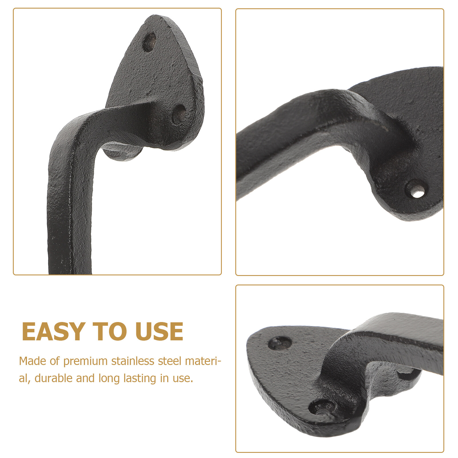 Door Handle Black Door Handle Sliding Door Handle Cast Iron Garage Door