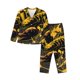 thumbnail image 1 of Fotbe Urban Graffiti Scorpion Illustration Conjunto de Pijama de Manga Larga para Mujer con Estampado, Ropa de Dormir de 2 Piezas, Conjunto de Casa Suave y Cómodo con Bolsillos-Large, 1 of 7