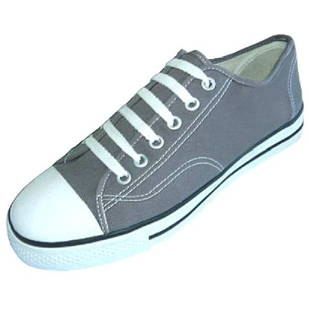 

Shoes 18 Womens Classic Canvas Lace up Shoes Sneakers 327L Grey 9