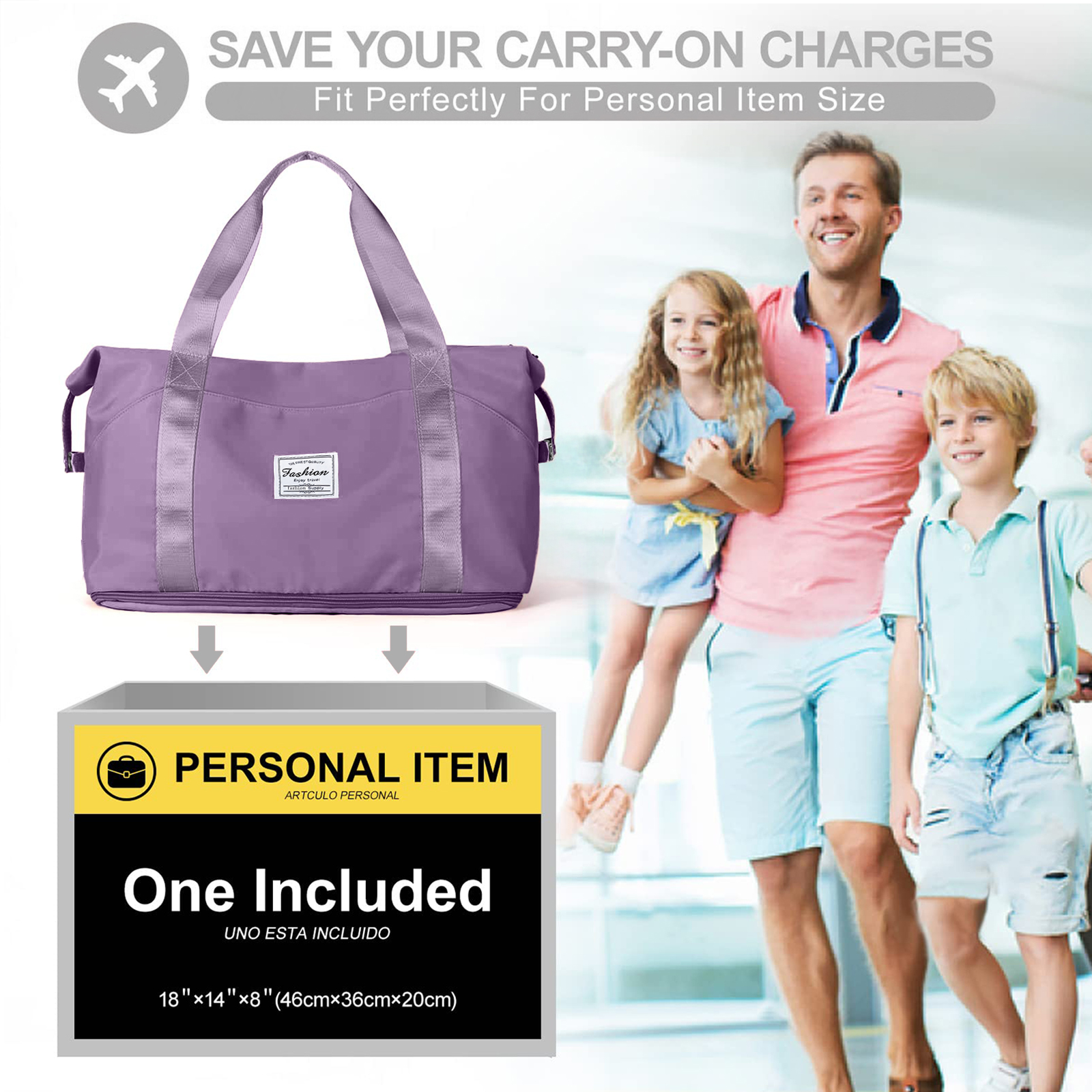 Gynky Waterproof Travel Duffel Bag With Trolley Sleeve photo 8