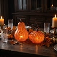 thumbnail image 6 of Fall Decorations for Home,Crackle Glass Pumpkin Light,Battery Operated Led Pumpkin Lamp,Light up Glass Night Lights, Ideal for Halloween,Thanksgiving Rustic Decor, Xmas Decor, 6 of 6