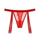 thumbnail image 1 of Gibobby Panty sexy Ajuste Ropa interior mujer Tangas Bikini encaje Bragas G String Tanga Ladie Garter Belt Ropa interior Tanga （Rojo，Talla única), 1 of 2