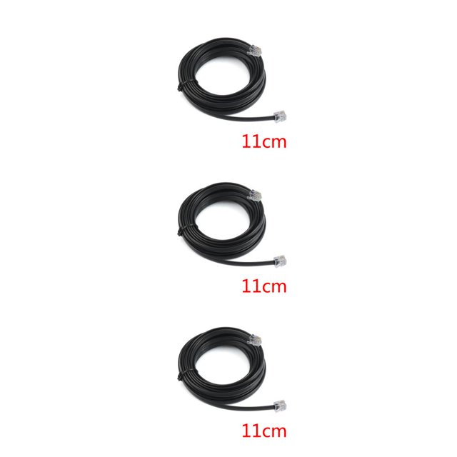 Methold Cable separado del panel frontal del conector de 6 pines de 11 cm/5 m para la Radio del coche TYT TH-9800 TH-7800 Type1 NO1