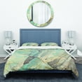 thumbnail image 2 of Designart 'Mineral Landscape in Blue, Cream and Brown' Geometric Duvet Cover Set, 2 of 4