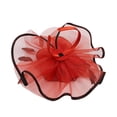 thumbnail image 7 of CAIXIA Fascinators Hat for Women Tea Party Headband Kentucky Derby Wedding Flower Cocktail Mesh Feathers Hair Clip, 7 of 7