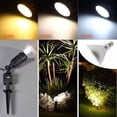 thumbnail image 4 of Bombillas reflectoras LED Par38 de 15 W E27 resistente al agua Ip65 de repuesto para lámpara halógena/bombilla convencional (no regulable, blanco cálido 3000 K) Rojo Verde Cocina, Decoración y Otros, 4 of 5