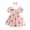 Pink, variant on Musuos Kids Girl’s 2-piece Summer Outfit, 1-5 Years Puff Sleeve Embroidery Strawberry Tulle A-line Dress with Bow Headband for Summer