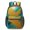 Blue and Gold Marble Pattern, variant on Green and Purple Marble Pattern 17" Waterproof Oxford School Backpacks for Teens, S-Shape Padded Straps, for School, Travel, Hiking, Camping