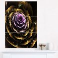 thumbnail image 1 of Design Art - Perfect Fractal Flower in Gold and Purple, 1 of 3