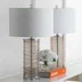 thumbnail image 7 of JONATHAN Y Cole 27.5" Modern Fused Glass Cylinder LED Table Lamp, Smoky Gray (Set of 2), JYL4016C-SET2, 7 of 7
