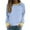 Blue, variant on Women Sweatshirt Oversized Striped Crewneck – Long Sleeve Trendy Fall Pullover Preppy Clothes Womens Essentials Fashion Clothing