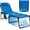 Navy With Pocket, variant on Lounge Chairs for Outside, Extra High Folding Beach Tanning Lounger with 4-Level Adjustable Backrest, 2-Level Footrest & Removable Pillow, Sunbathing Lounge for Patio, Lawn, Poolside (1, Black)