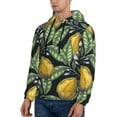 thumbnail image 2 of Bingfone Citrus Fruits Elegant Lemons Men'S Drawstring Hoodie Long Sleeve Pocket Sweatshirts-Small, 2 of 9