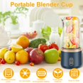 thumbnail image 4 of MesaSe Mini Juice Blender 400ml Portable Blender Six Blade Juice Mixer Blender Smoothie Blender for Travel Juice Blue, 4 of 8