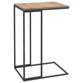 thumbnail image 1 of Mesa auxiliar VidaXL de madera de ingeniería y hierro negra, 60 x 40 x 59 cm, 1 of 6