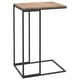 thumbnail image 1 of Mesa auxiliar VidaXL de madera de ingeniería y hierro negra, 60 x 40 x 59 cm, 1 of 6