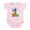 Petal Pink, variant on CafePress - Little Monster 1St Birthday Body Suit - Baby Light Bodysuit, Size Newborn - 24 Months