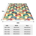 thumbnail image 3 of Pofeuu Retro With Joysticks Print Ultra-Soft Micro Fleece Blanket,for Bed Or Sofa,All Season Throw Blankets Flannel Blanket-50"x40", 3 of 7