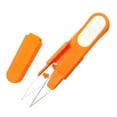 thumbnail image 1 of Fishing Line Scissor Sewing Snips Outdoor Tools Mini Professional Use Scissor With Hat Essential Stainless Steel Travel Handcraft Safety Cover Orange, 1 of 9