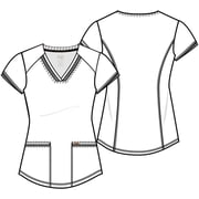Cherokee Form Women's Scrubs Top V-Neck CK840