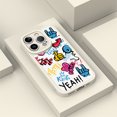 thumbnail image 4 of Proteja su iPhone con una funda de TPU elegante y flexible, que presenta un estampado creativo de dibujos animados, 4 of 4