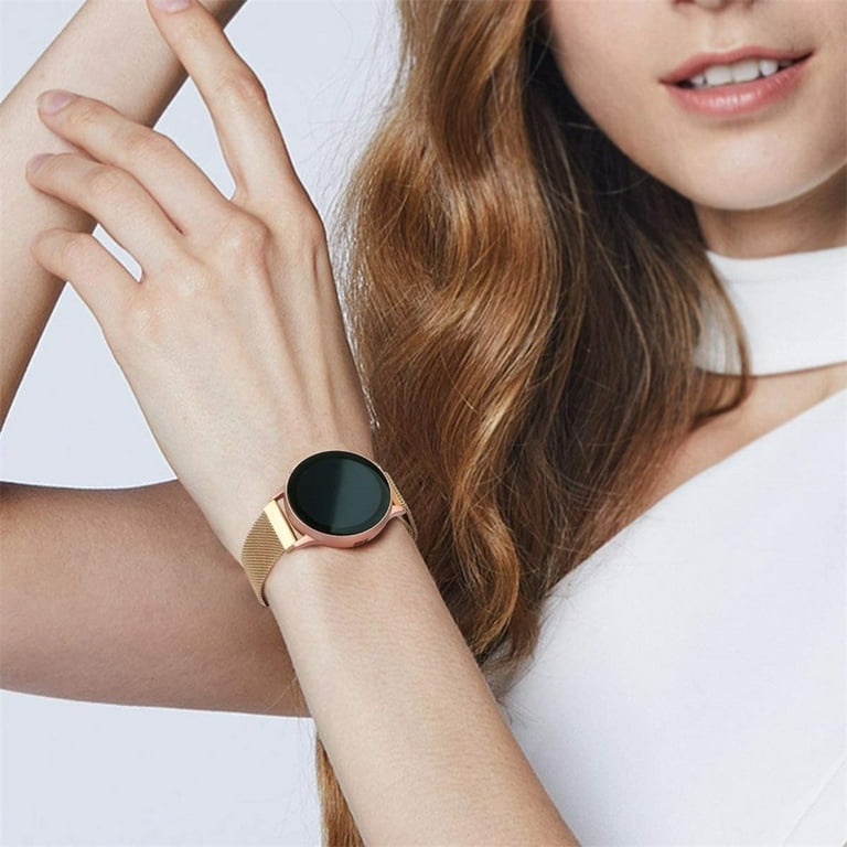 Leixiuer Bands for Samsung Galaxy Watch 5/pro/4 44mm 40mm/Classic/46mm/42mm/Active 2 Gear S3 Metal Diamond Bracelet 22mm 20mm Watch Band, Men's, Size