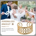 thumbnail image 7 of DESIGNICE Gold Bangles for Women Hollow Geometric Design Bangles Adjustable Opening Cuff Bracelets for Women Gold1, 7 of 7