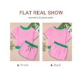 thumbnail image 3 of Set Lounge SELINK para mujer con falda y camiseta rosa-verano, 3 of 6