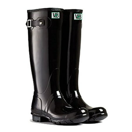 Moneysworth & Best Women's Tall Rubber Welly Boots, 8, (Best Tall Boots For Walking)